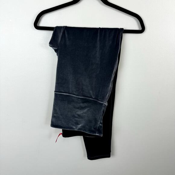SPANX Pants - Spanx Grey Velvet High Rise Leggings 3X